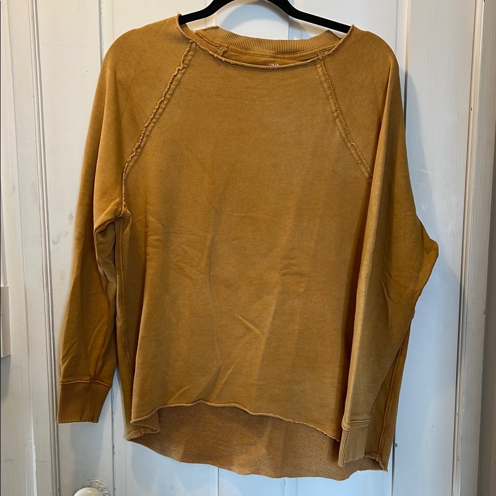 Casual Mustard Sweatshirt